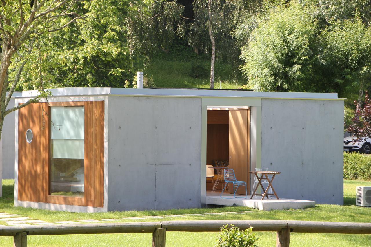 Bungalow Camping Los Manzanos Санта-Круз-де-Олейрос Екстер'єр фото