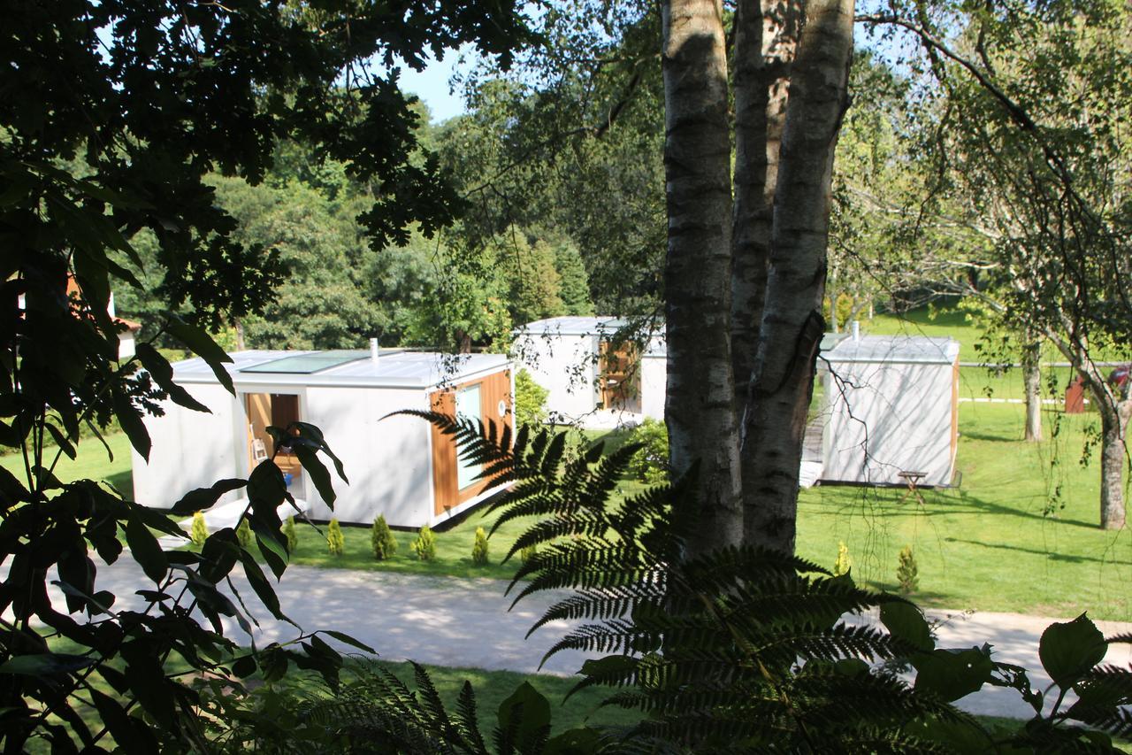 Bungalow Camping Los Manzanos Санта-Круз-де-Олейрос Екстер'єр фото